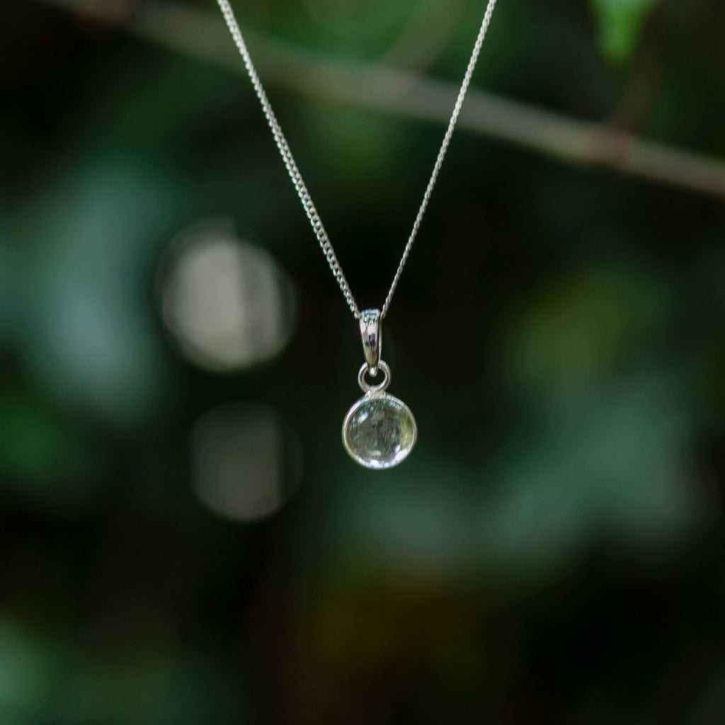 Bergkristal Ketting Rond - Healing & Balans - ZENVYA