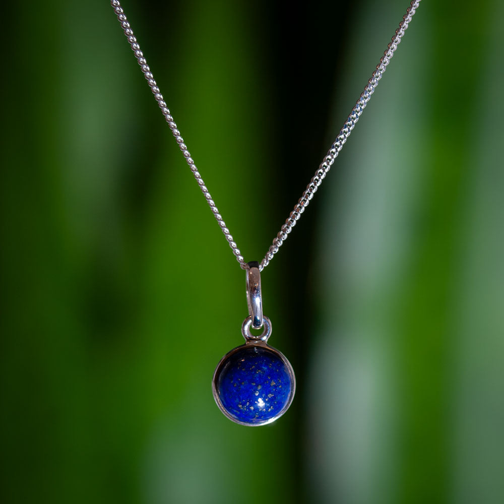 Lapis Lazuli Kette – 925 Sterling Silber