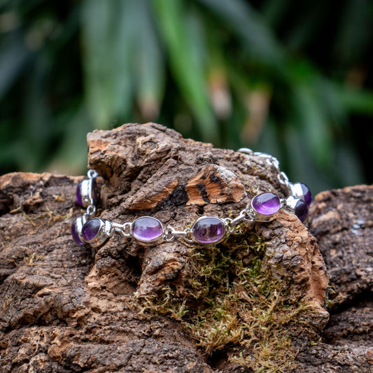 Amethyst Armband – 925 Sterling Silber